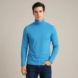 7455 CAMISETA 100% ALGODÓN CUELLO ALTO