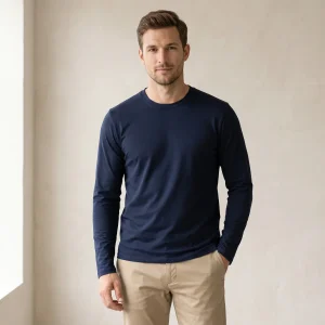 7460 CAMISETA 100% ALGODÓN CUELLO REDONDO