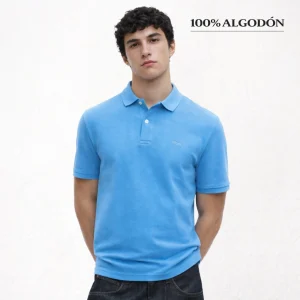 7588 POLO PIQUÉ CON PUÑO LAVADO A LA PIEDRA