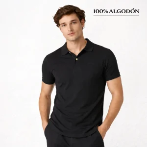 7589 POLO PIQUÉ CON PUÑO. CORTE AJUSTADO