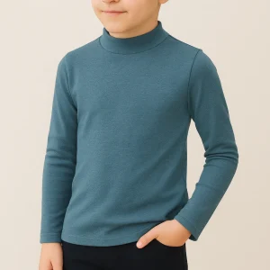 7739 CAMISETA SEMICISNE UNISEX MANGA LARGA. TEJIDO INVIERNO