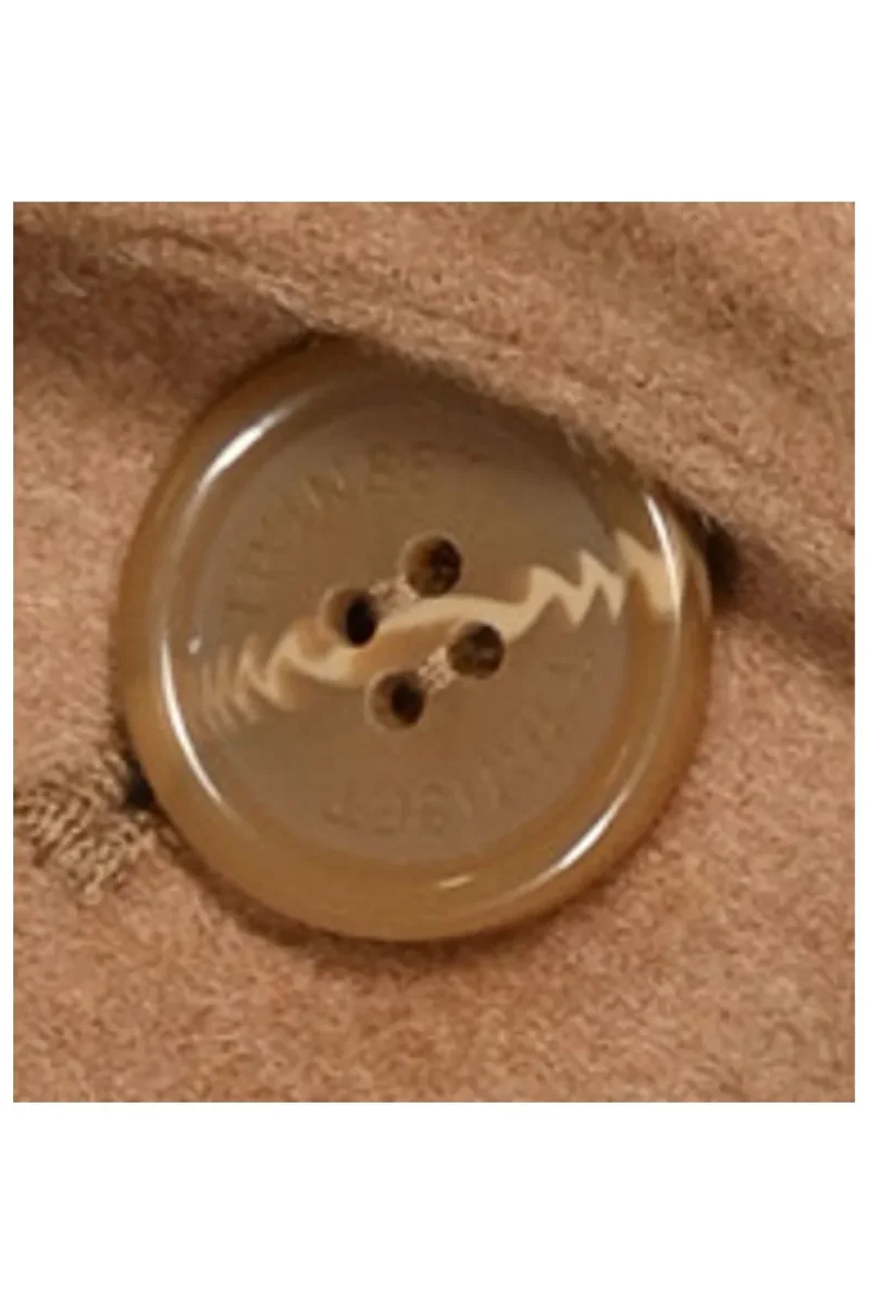 Twinset abrigo acolchado con cinturon camel - Imagen 6