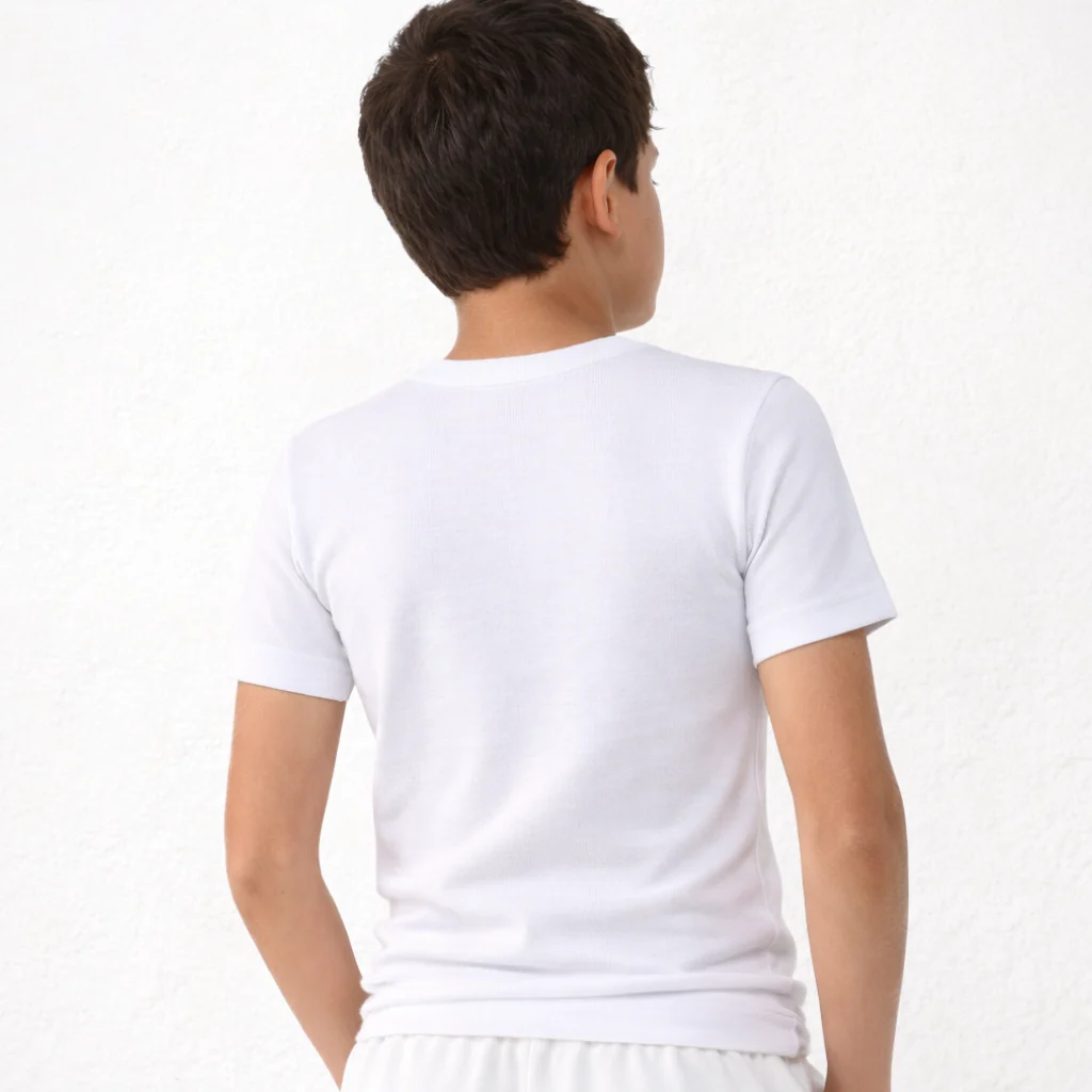 9152 CAMISETA MANGA CORTA AFELPADA TÉRMICA - Imagen 3