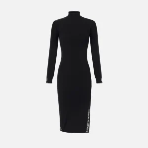 Elisabetta Franchi vestido de viscosa con bandas brillantes