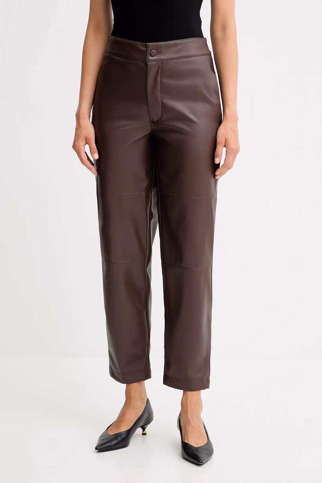 Twinset pantalon efecto piel