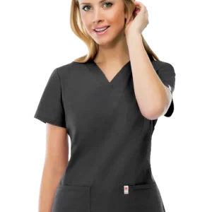Casaca sanitaria mujer antifluido y antimicrobiano 46607AB