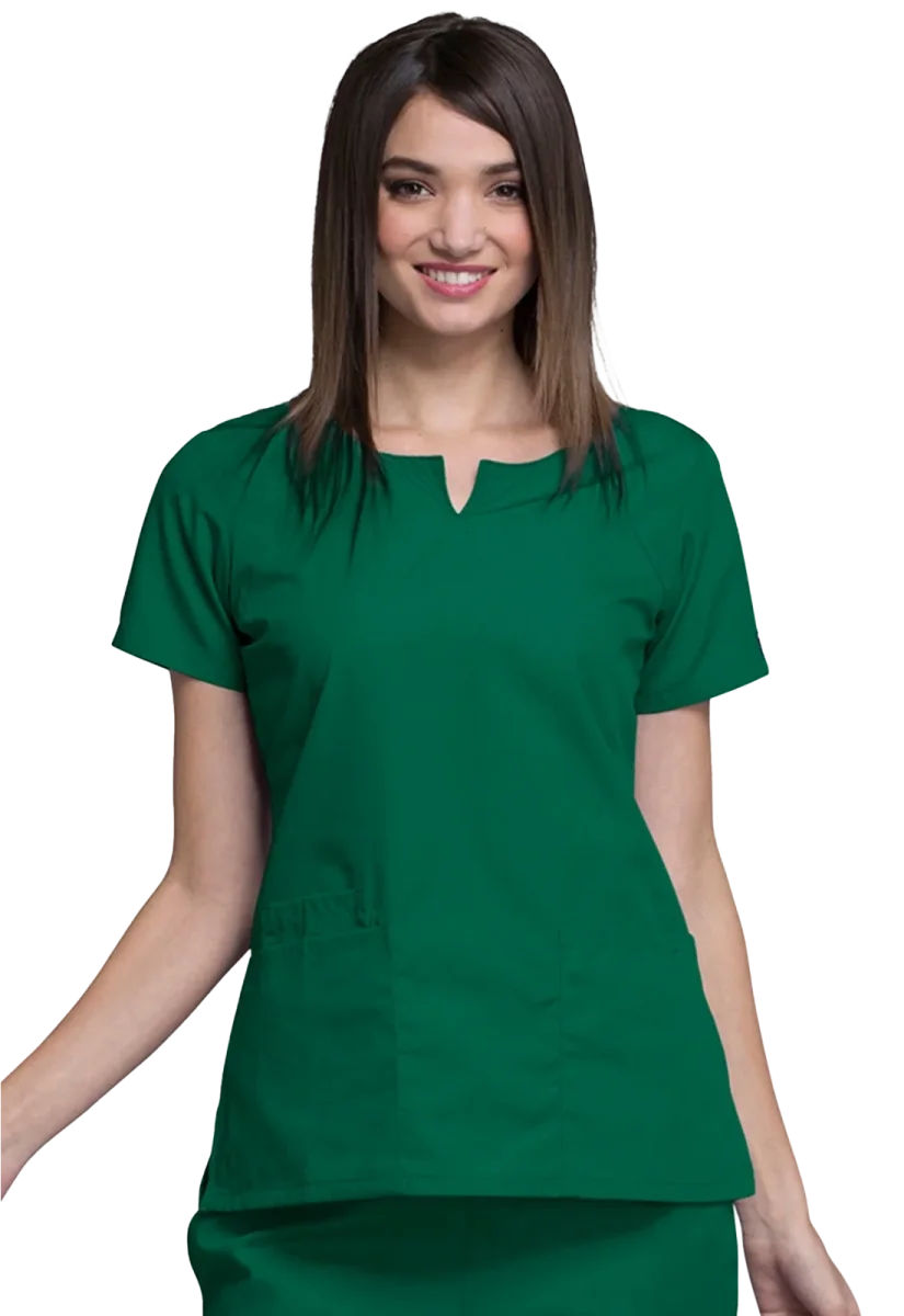Casaca sanitaria mujer Cherokee Originals cuello redondo 4824 - Imagen 9
