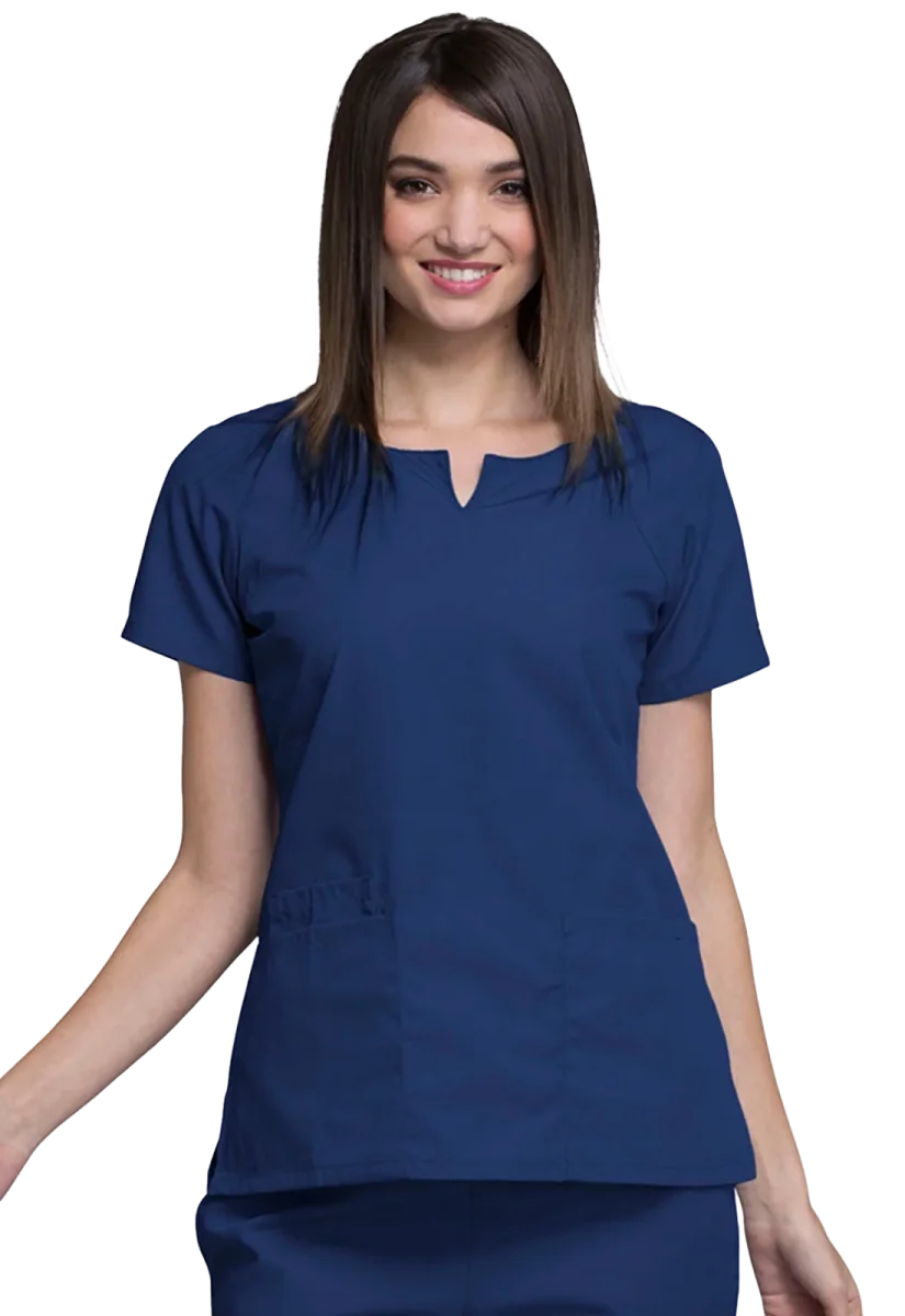Casaca sanitaria mujer Cherokee Originals cuello redondo 4824 - Imagen 8