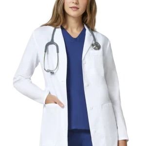 Bata sanitaria mujer clásica entallada CK452