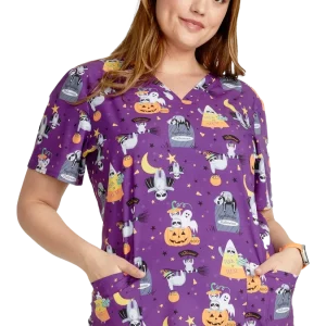 Casaca estampada mujer entallada Halloween CK671