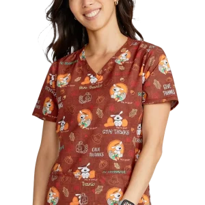 Casaca estampada mujer entallada thanksgiving CK703
