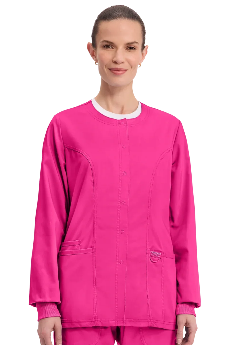 Chaqueta sanitaria Cherokee Revolution con broches ultra suave WW310 - Imagen 8