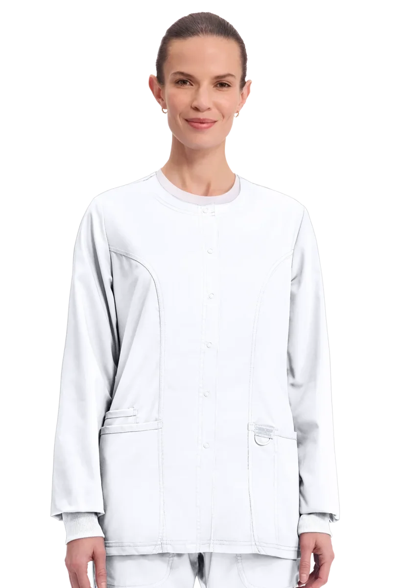 Chaqueta sanitaria Cherokee Revolution con broches ultra suave WW310 - Imagen 5