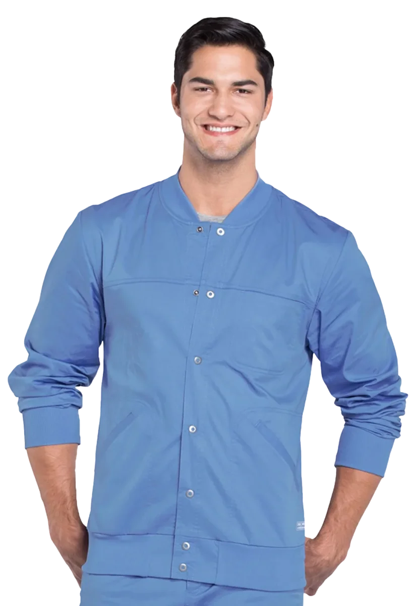 Chaqueta masculina Cherokee Core Stretch con broches WW330 - Imagen 7