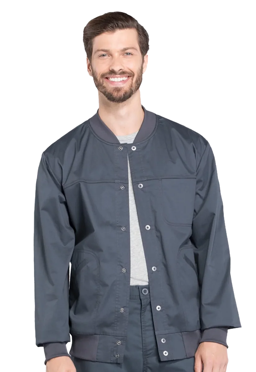 Chaqueta masculina Cherokee Core Stretch con broches WW330 - Imagen 9