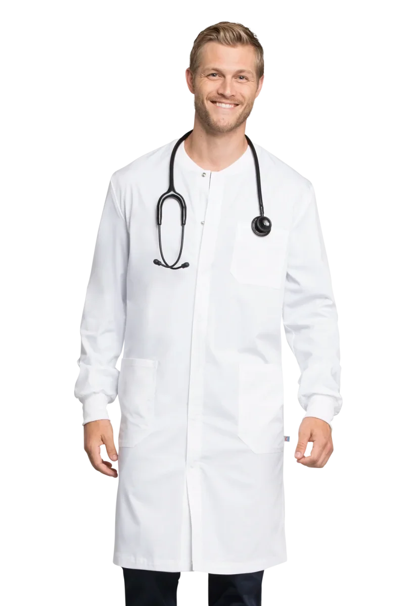Bata sanitaria unisex antifluido y antimicroniano WW350AB - Imagen 2