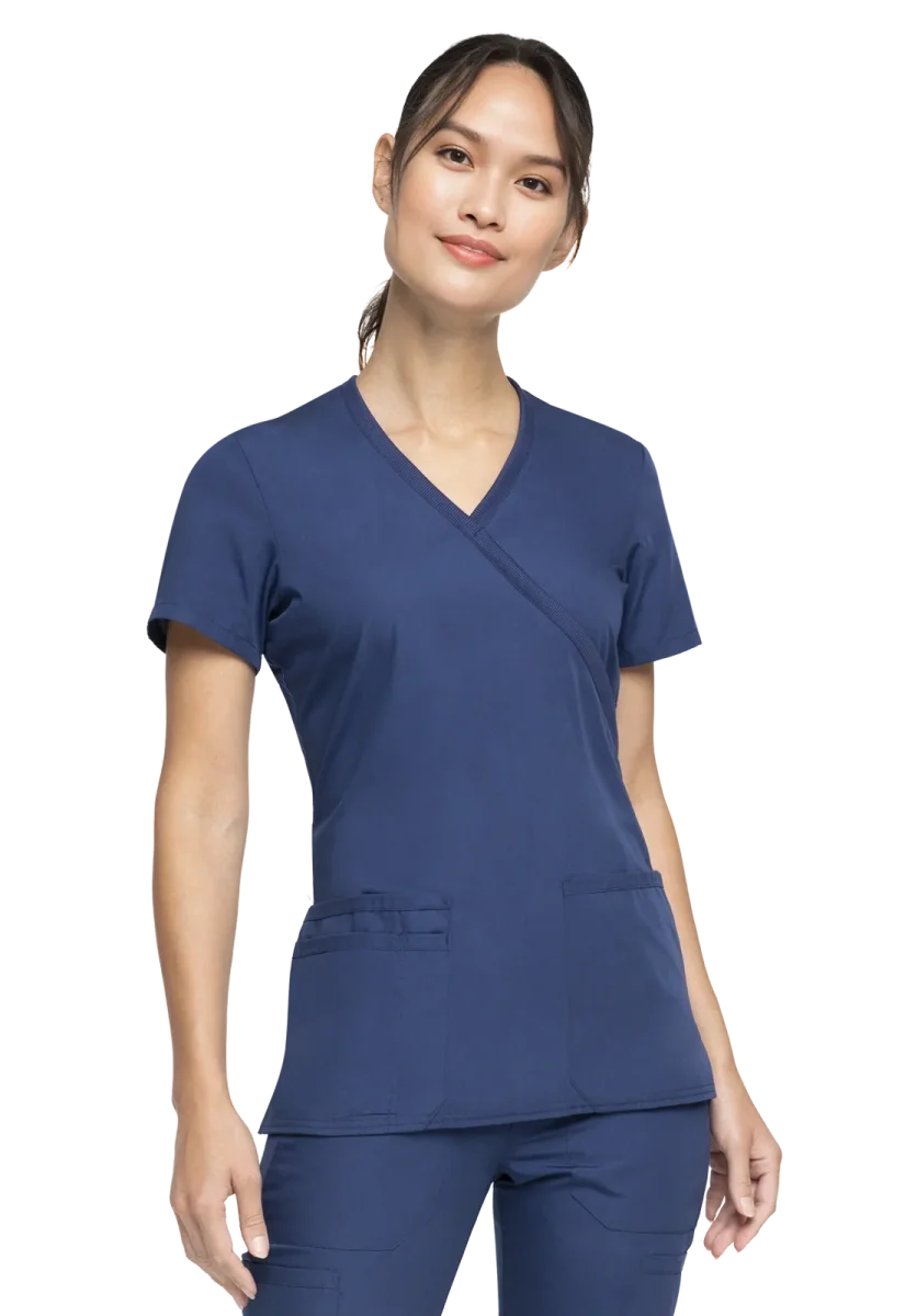 Casaca sanitaria mujer cruzada Cherokee Originals WW650 - Imagen 8