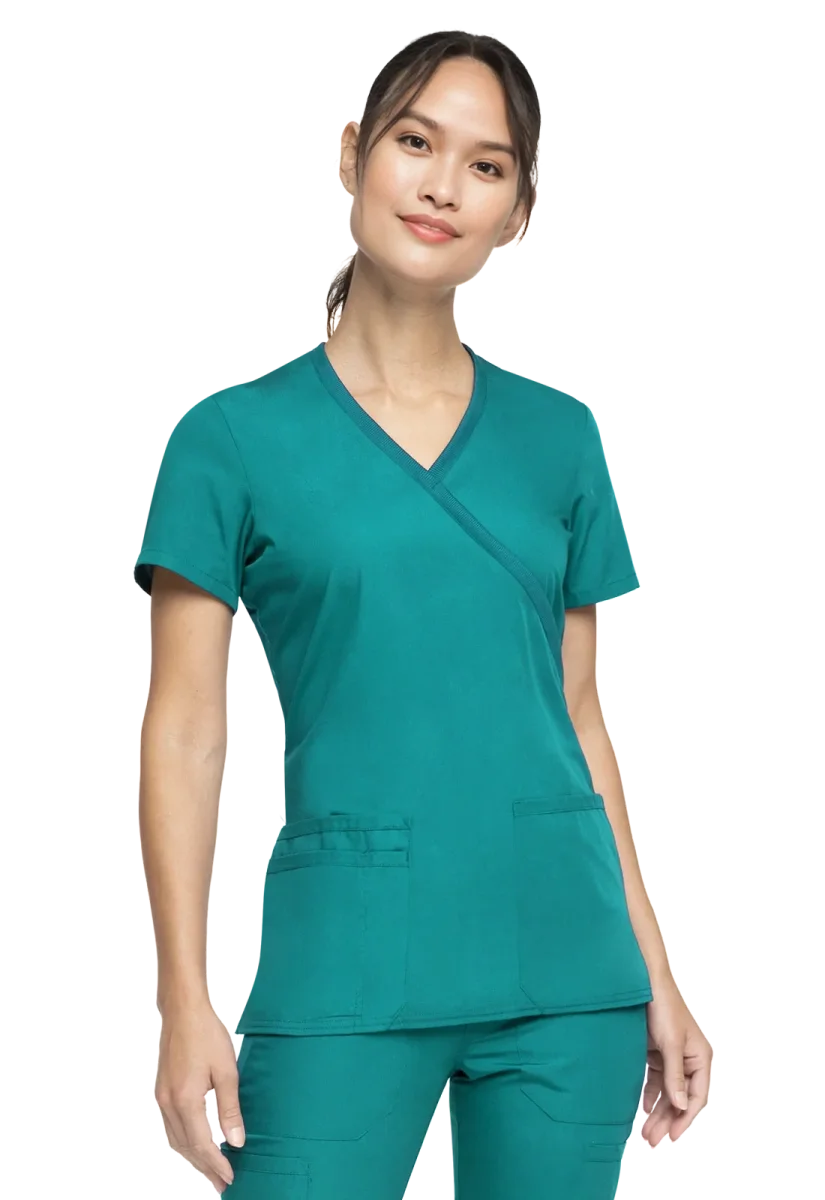 Casaca sanitaria mujer cruzada Cherokee Originals WW650 - Imagen 6