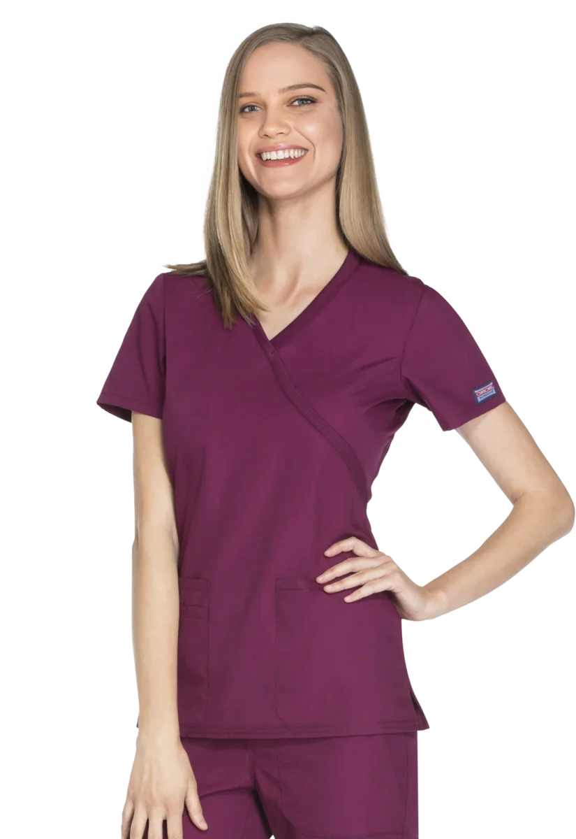 Casaca sanitaria mujer cruzada Cherokee Originals WW650 - Imagen 4