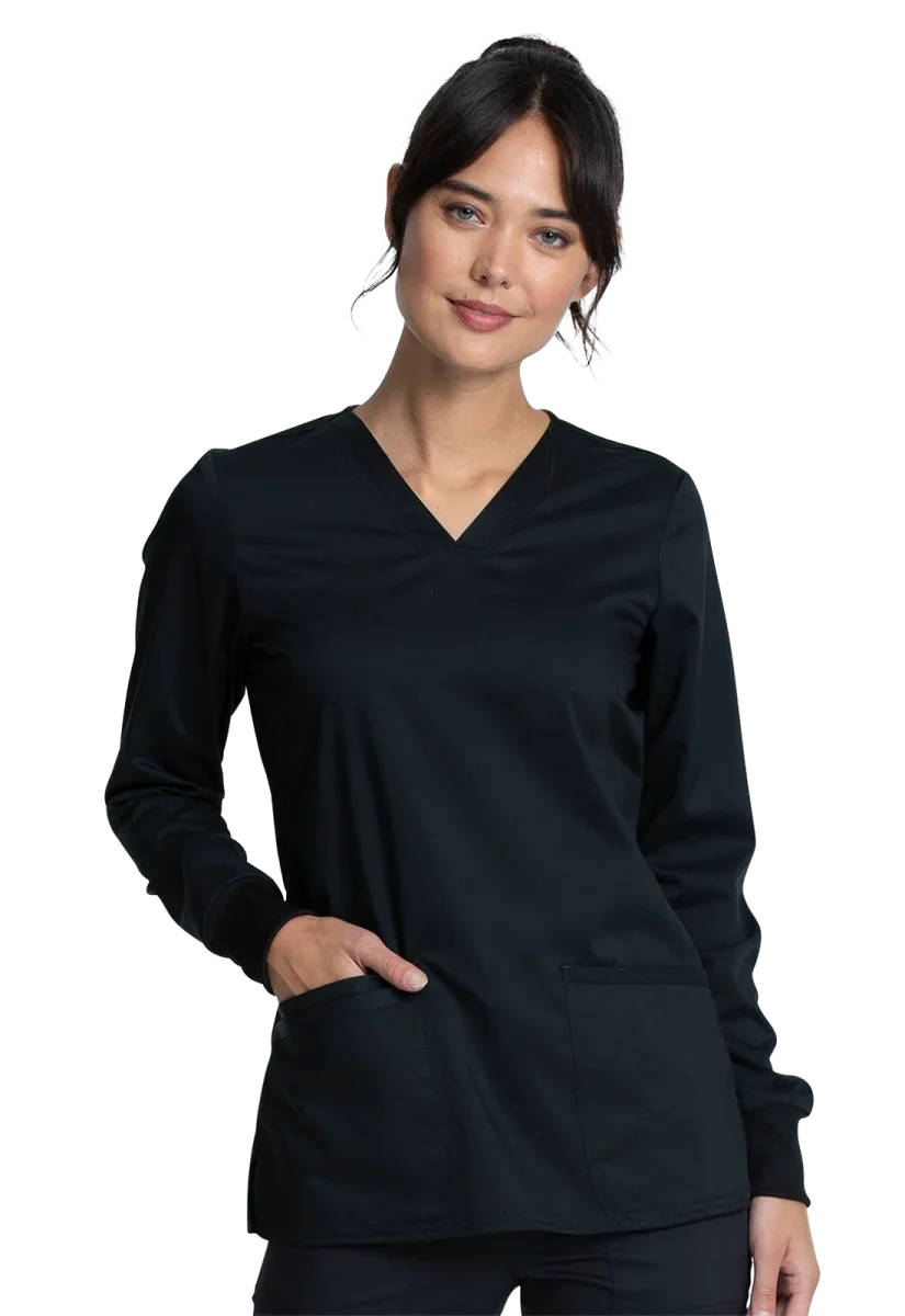 Casaca sanitaria mujer Cherokee Revolution Tech antifluido WW855AB