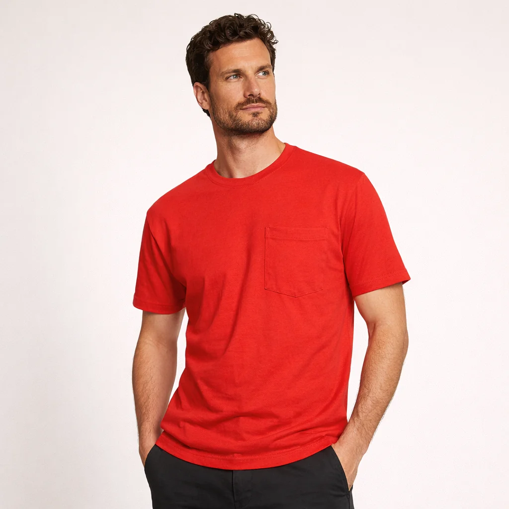7335b CAMISETA MANGA CORTA CON BOLSILLO - Imagen 6