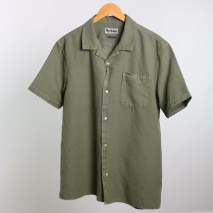 Camisa manga corta Barbour verde