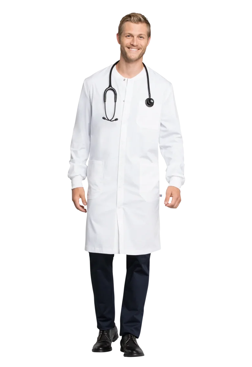 Bata sanitaria unisex antifluido y antimicroniano WW350AB - Imagen 3