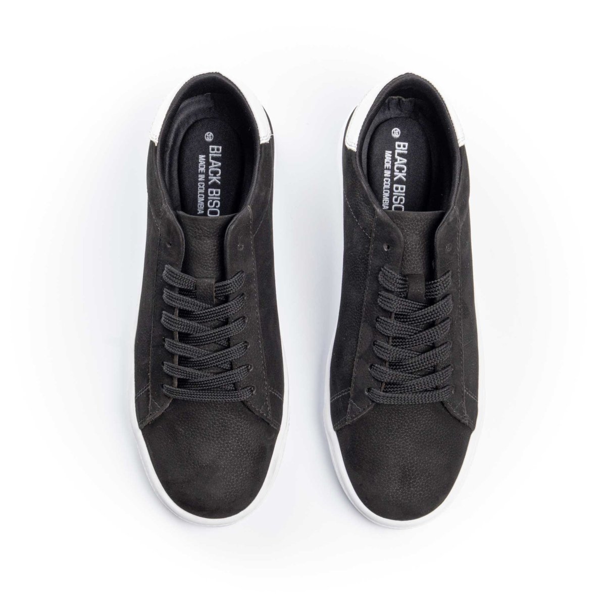 Nobuck Caspio Negro - Blanco 1786 - Imagen 3