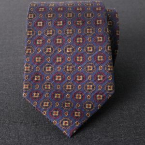 Corbata seda «Bellamonte» azul