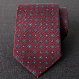 Corbata seda «Fiorenzi» grana