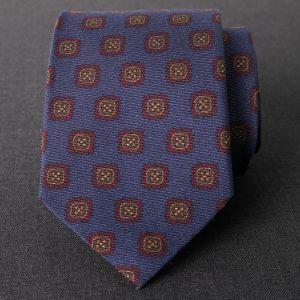 Corbata seda «Lorenzo» azul