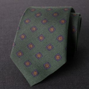 Corbata seda «Montevico» verde
