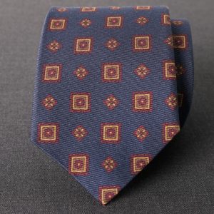 Corbata seda «Valdoro» azul