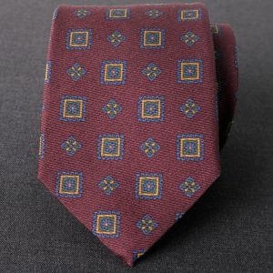 Corbata seda «Valdoro» grana