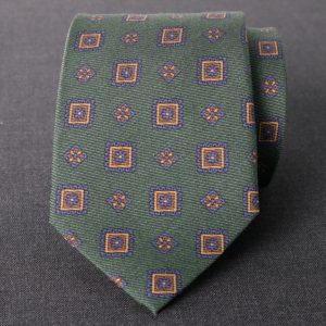 Corbata seda «Valdoro» verde