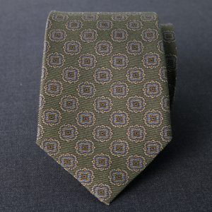Corbata seda «Visconti» verde