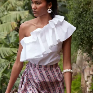 Coosy top Loraine blanco