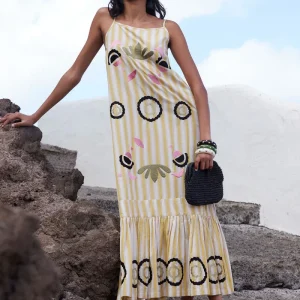 Coosy vestido Sanremo amarillo
