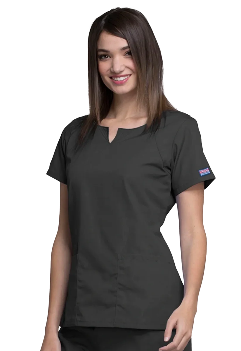 Casaca sanitaria mujer Cherokee Originals cuello redondo 4824 - Imagen 6