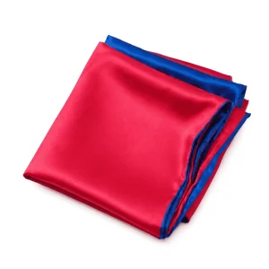 Fular de semiseda reversible o chal en colores combinados