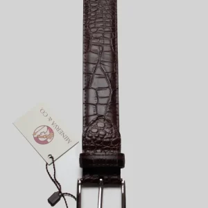 Cinturón-piel-coco-marrón-oscuro