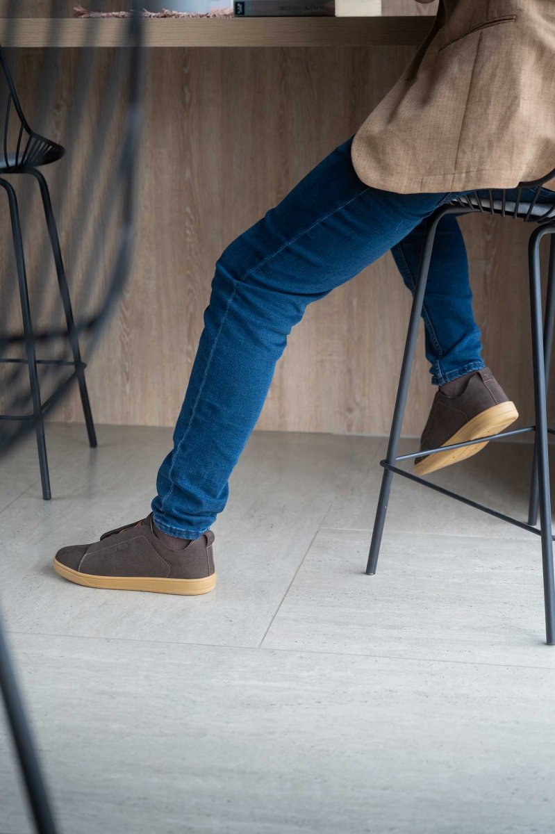 Cuero Nobuck Café - Imagen 3
