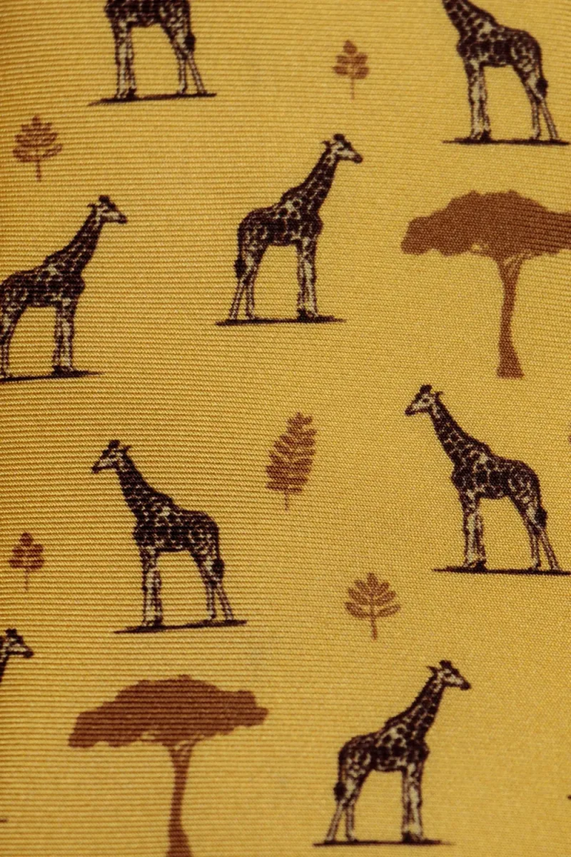 Corbata Jirafas Amarillo - Imagen 3