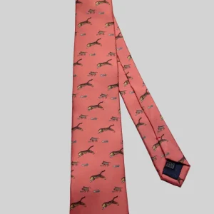 Corbata Leopardo Pequeño Coral