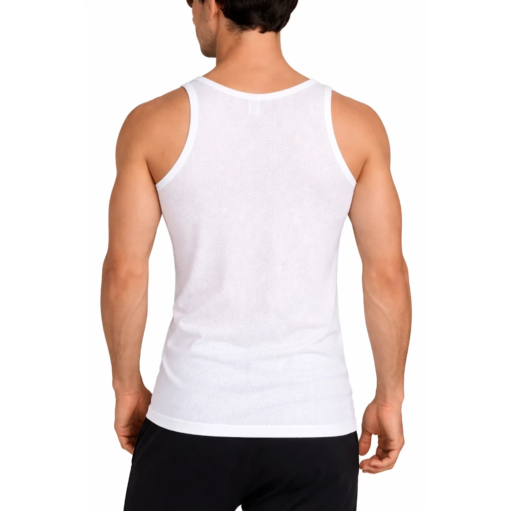 5287 CAMISETA TIRANTES CALADA HILO DE ESCOCIA - Imagen 4