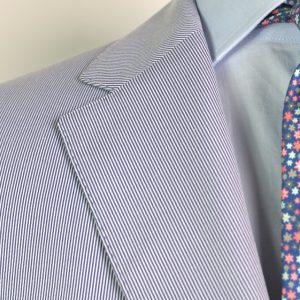 Chaqueta mil rayas azul