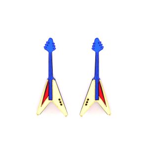 Lausett pendientes mini guitarra
