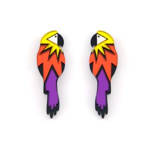 Lausett pendientes mini papagallo