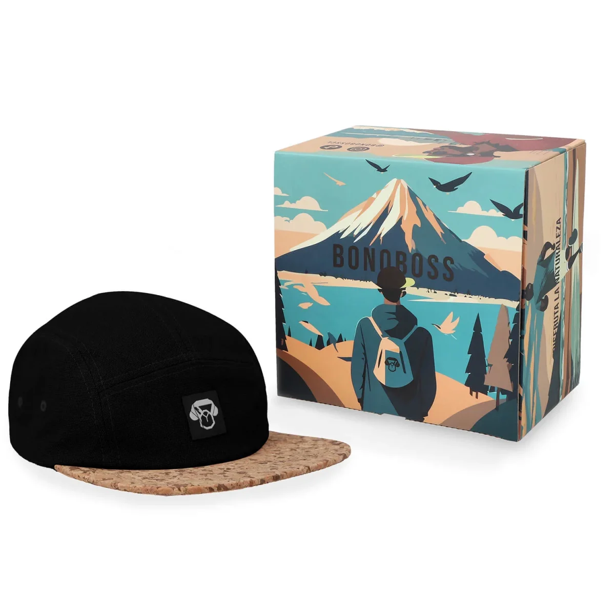 Jockey Corcho 5 Panel Black - Imagen 4