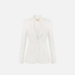 Elisabeta Franchi chaqueta de doble crepe elastico
